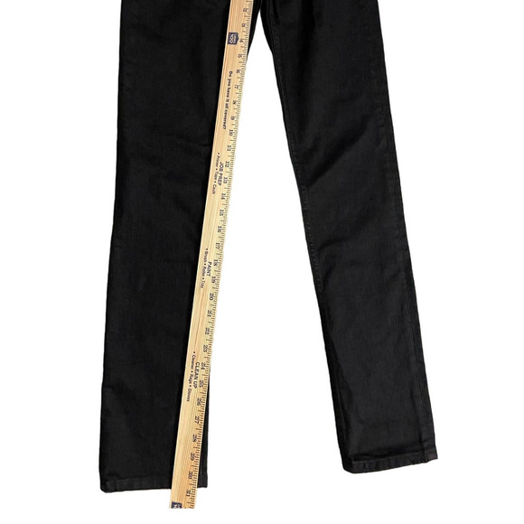 NWT Zara Signature Slim Fit / Full Length / High Rise Jeans in Black Size 0 - Picture 8 of 12